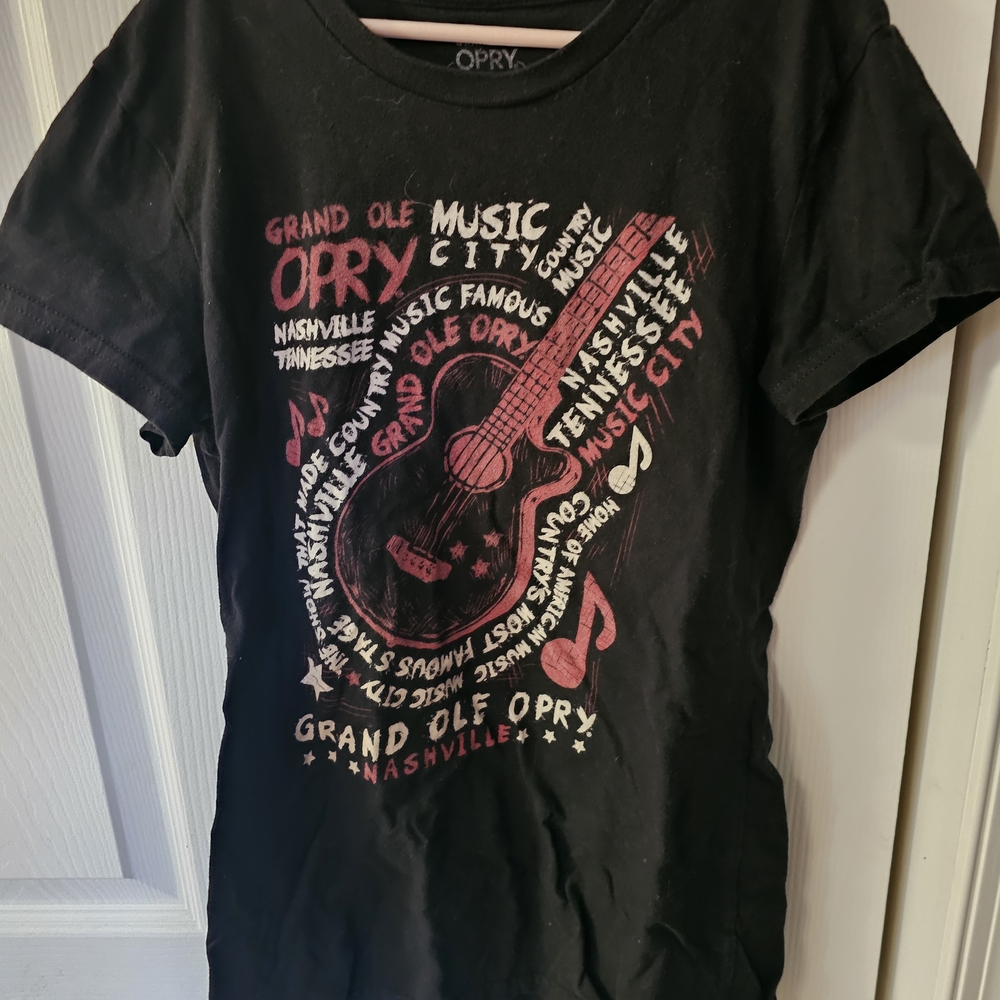 Girls Small Black Grand Ole Opry Nashville T-Shirt